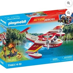 Playmobil Action Heroes Fire Fighter Sea plane